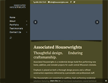 Tablet Screenshot of housewrights.com